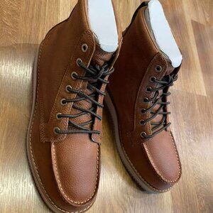 TIMBERLAND MENS REDWOOD EDGE MID LACE CHUKKA BOOT MD BROWN FULL GRAIN A6CUT-EM4